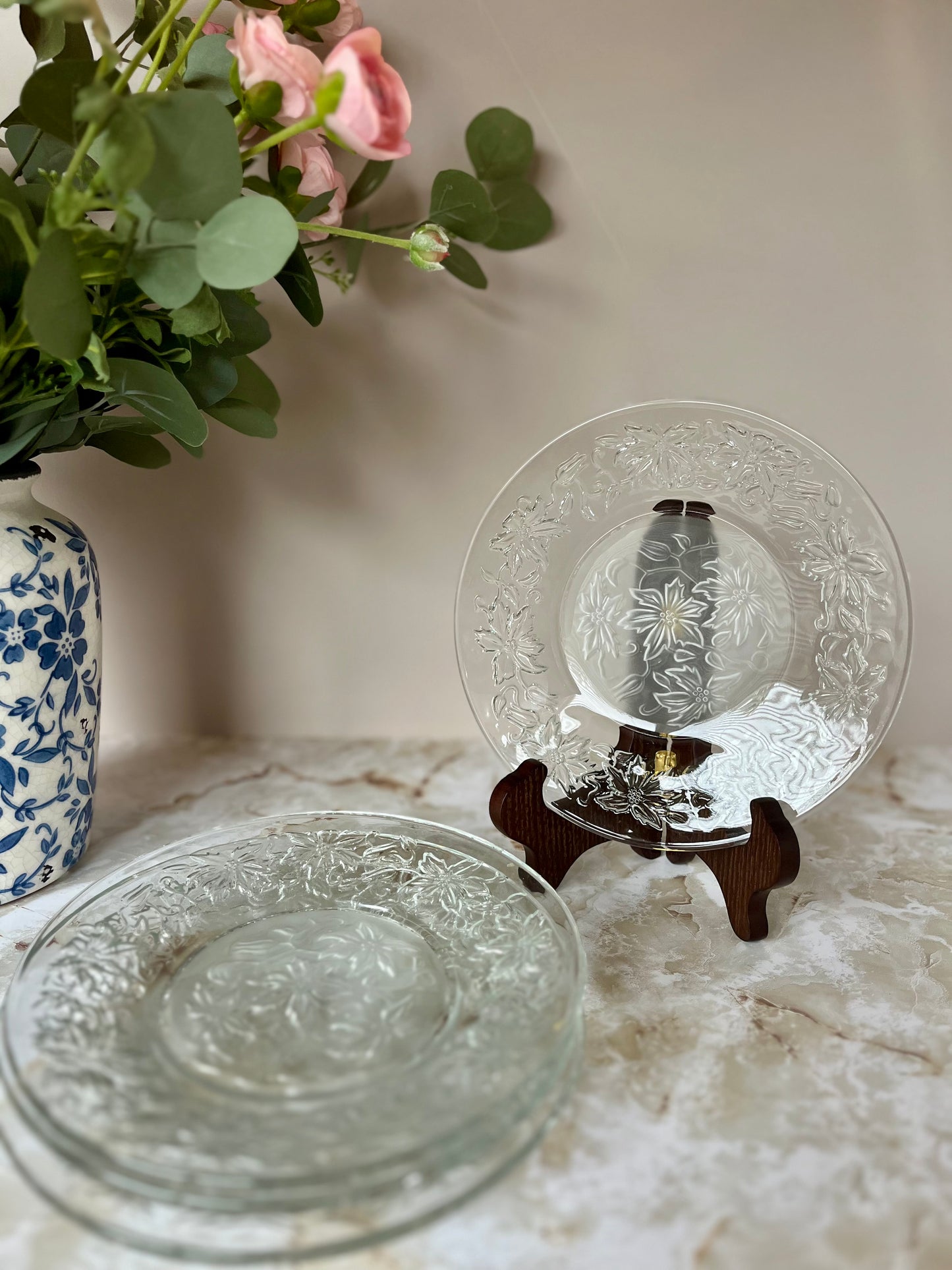Princess House Fantasia Salad Plates - Set of 4
