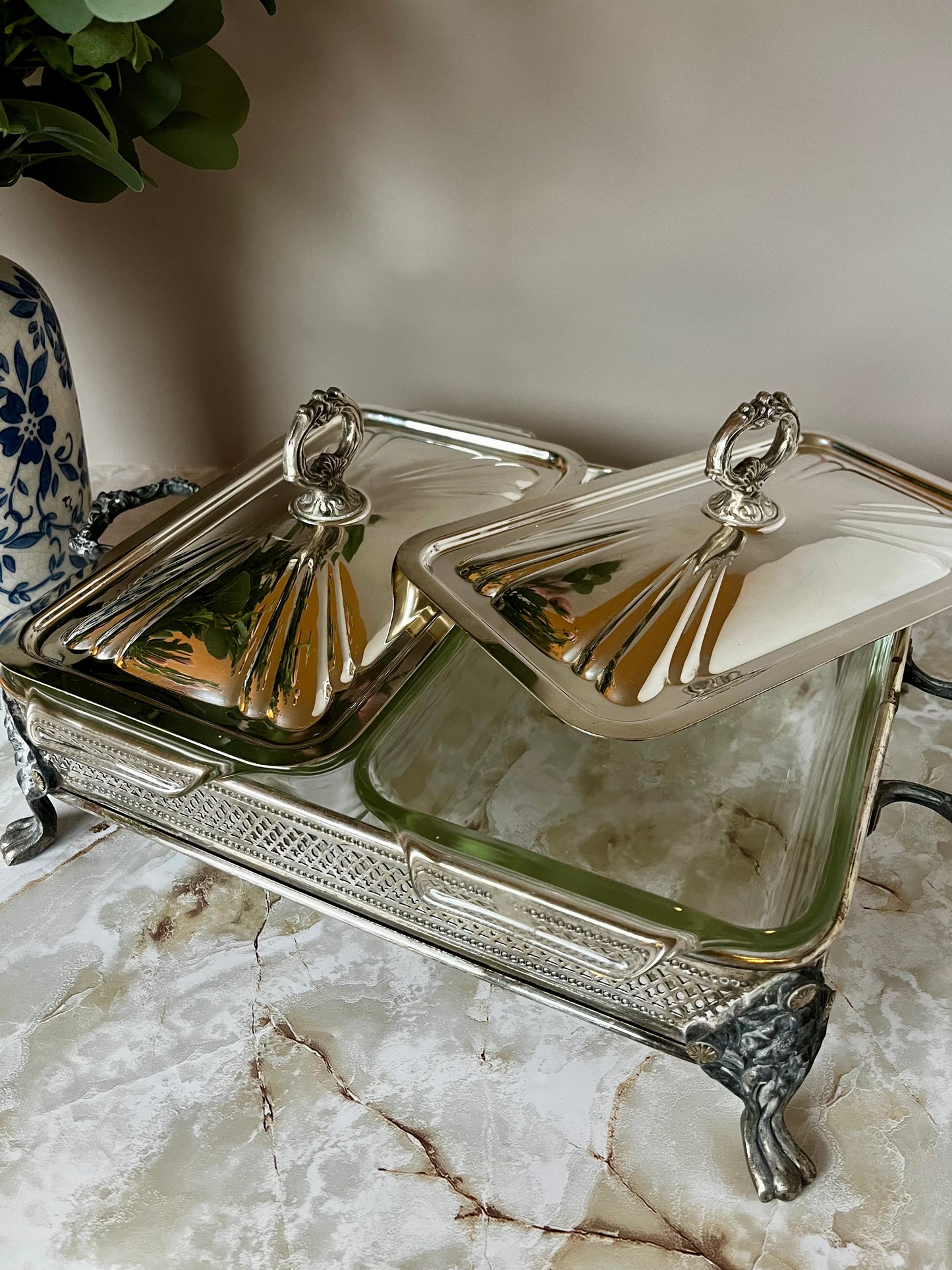Silver Plate Serving Dish