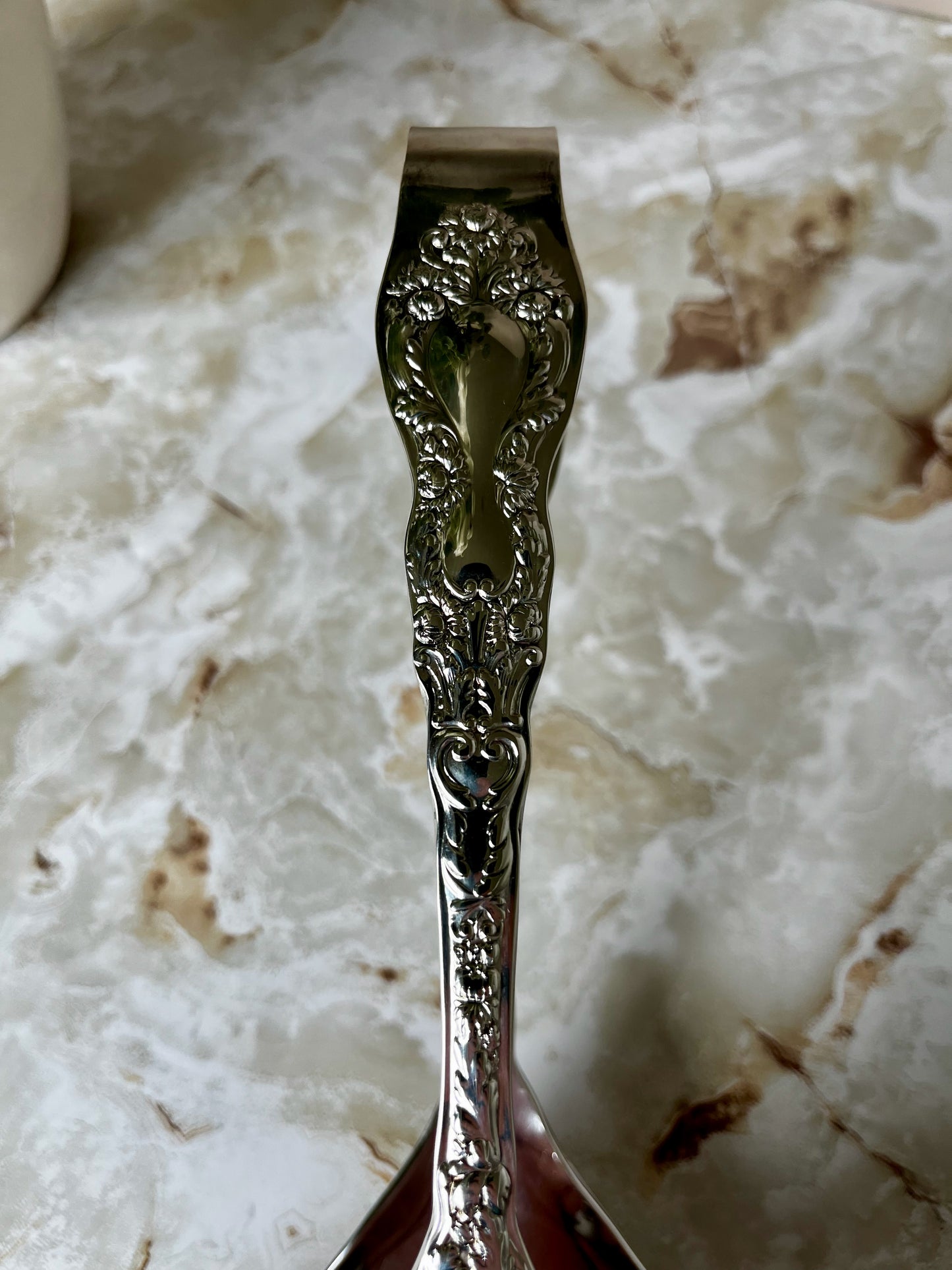 Gorham "Imperial Chrysanthemum" Silver Plate Serving Tongs