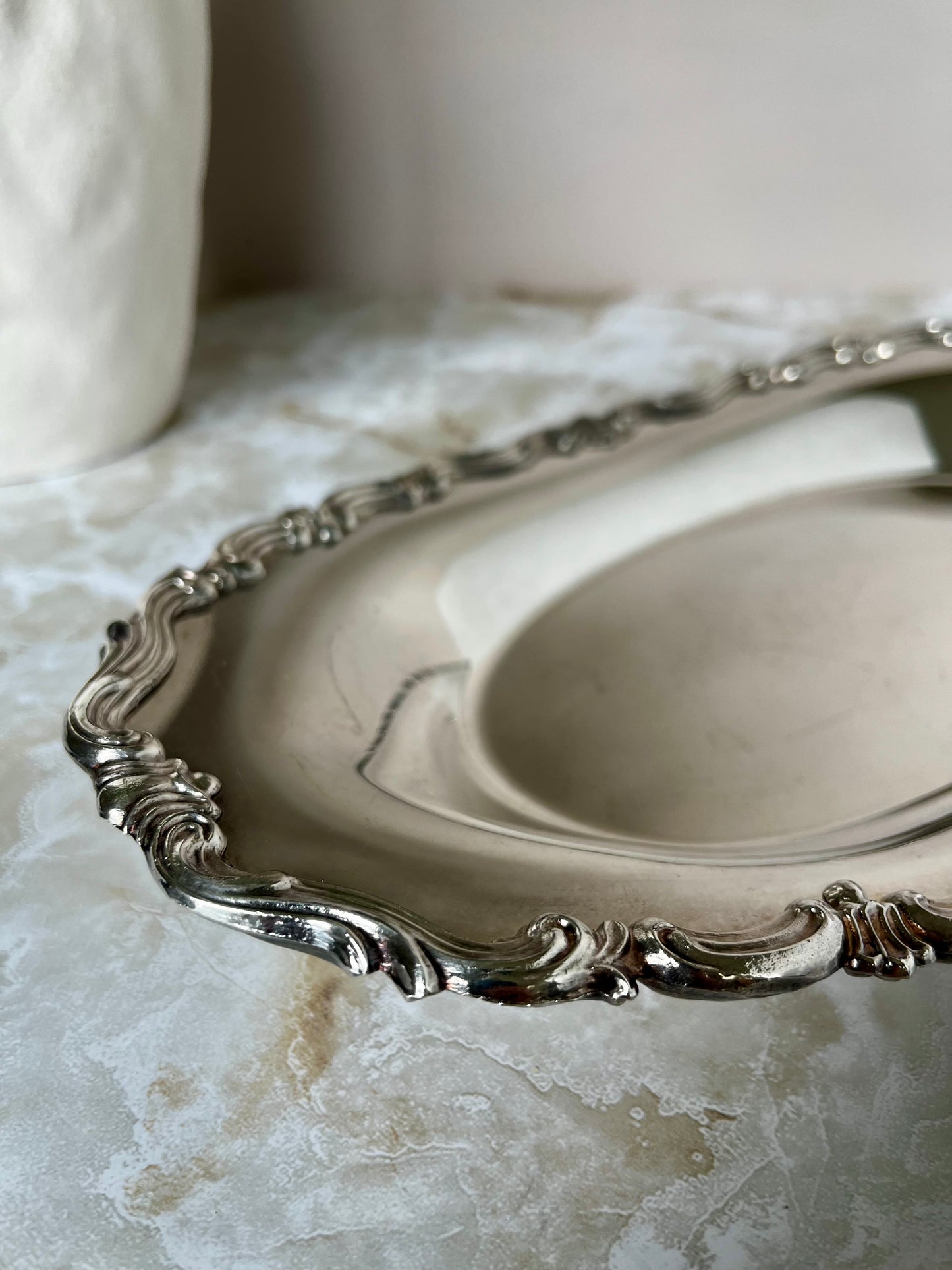 F. B. Rogers Silver Co. Tray