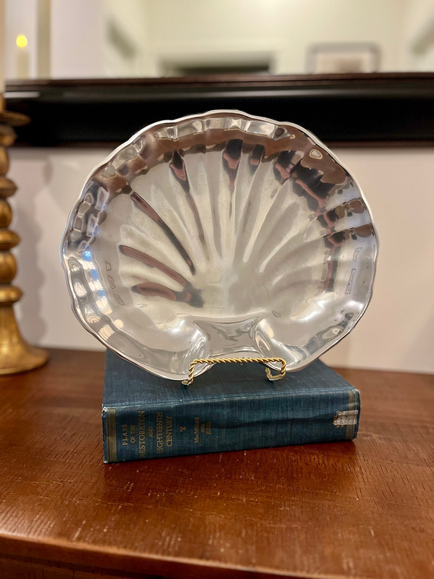 Wilton Armetale Aluminum Scalloped Shell Dish