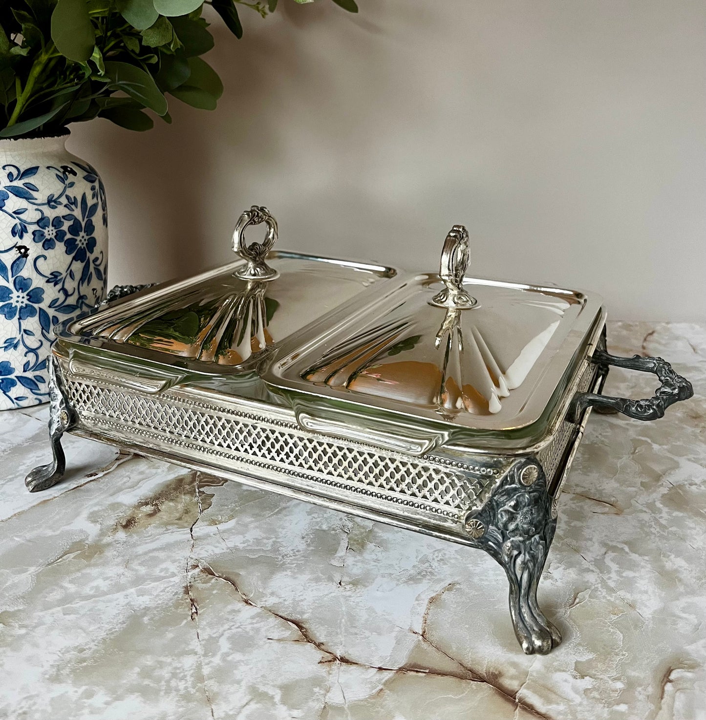 Silver Plate Serving Dish