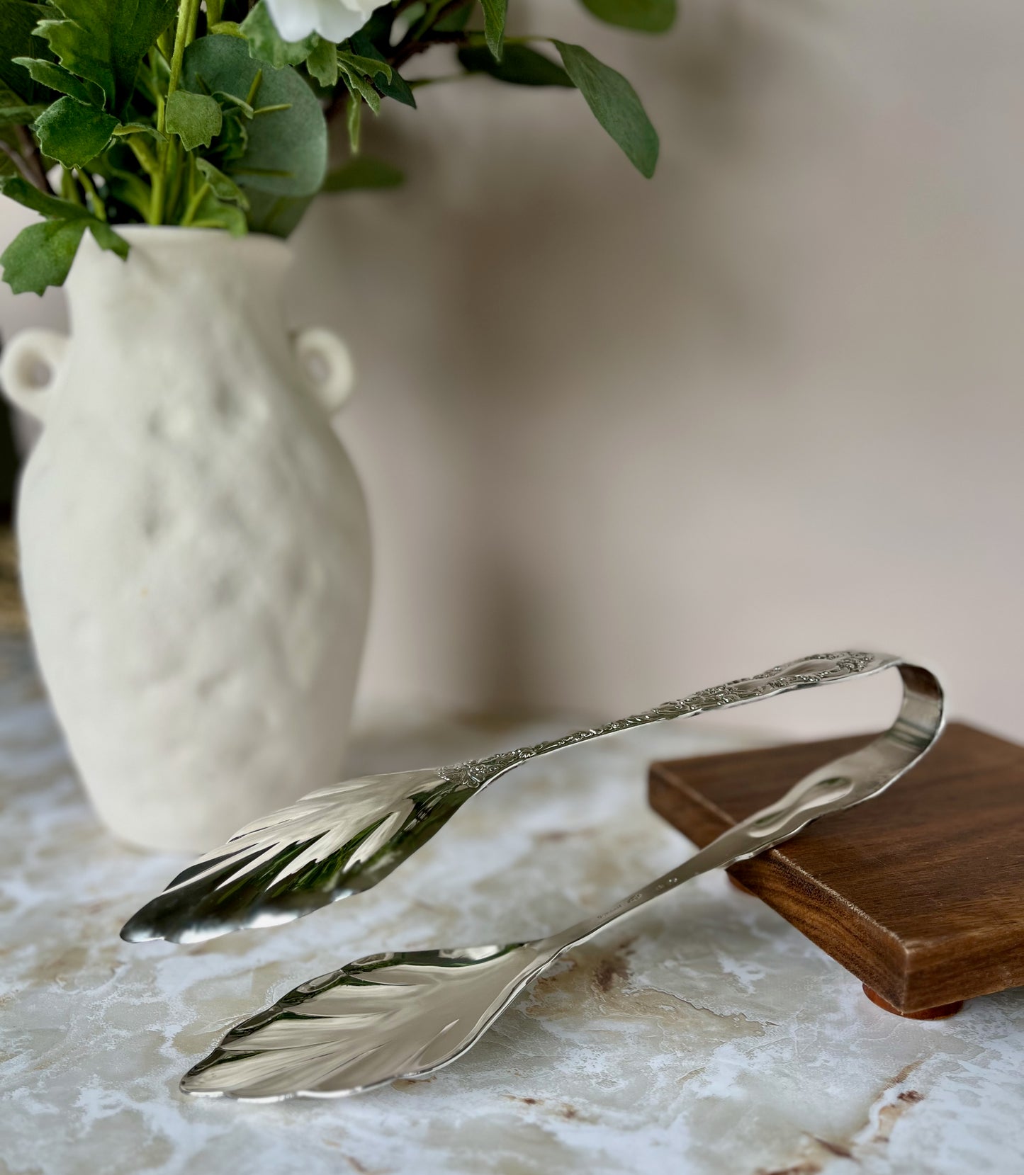 Gorham "Imperial Chrysanthemum" Silver Plate Serving Tongs